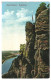 Rathen Sächs. Schweiz. Basteifelsen 1910s Unused Postcard. Publisher Stengel & Co, Dresden - Rathen