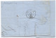 LT5948   N°22/Lettre, Oblitéré GC 1139 CORNIMONT(82), Indice 6 Pour MULHOUSE Du 22 Oct. 1865 - 1862 Napoleone III