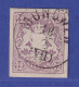 Bayern Wappen 12 Kreuzer Lila Mi.-Nr. 18 Mit Einkreis-O MÜNCHEN Gpr. PFENNINGER - Usati