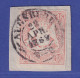 Bayern Wappen 18 Kreuzer Zinnober Mi-Nr. 19 Mit Zweikreis-O AUGSBURG A. Briefst. - Usados
