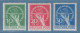 Berlin Währungsgeschädigten-Satz Mi.-Nr 68-70 Kpl. Postfrisch - Unused Stamps