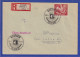 DDR 1951 Mi.-Nr. 272 Block-Einzelmarke Als EF Auf R-Brief Mit So.-O Rostock  - Andere & Zonder Classificatie