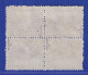 Saar 1921 Mi.-Nr. 53 Viererblock Mit 2x Kehrdruck Kdr III Mit O ST. INGBERT Gpr. - Used Stamps