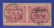 Saar 1923 Mi.-Nr. 100 Mit PLF II Rahmen Unten Rechts Offen, Gpr. HOFFMANN BPP - Used Stamps
