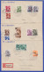 Saarland 1947 Aufdruck-Ausgabe Mi.-Nr. 226-238 Type II Kpl. Satz Auf 3 R-Briefen - Covers & Documents
