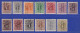 Griechenland Bes. Türkei 1912-14  Portomarken Mi.-Nr. 1-13 I Kpl. Satz Ungebr. * - Autres & Non Classés