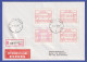 Belgien FRAMA-ATM P3025 Mit ENDSTREIFEN-Anfang In MIF Auf FDC ROESELAARE 28.2.83 - Autres & Non Classés