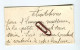 ANS (Liège) - Carte De Visite Ca. 1930, Voir Verso, Mme Edmond Evrard, Rue De L'Yser, à Famille Gérardy Warland - Cartes De Visite