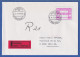 Schweiz FRAMA-ATM Mi-Nr 3.1a Wert 0450 Auf Express-Brief Mit Bahnpost-O 14.5.81 - Automatic Stamps