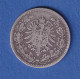 Deutsches Kaiserreich Silber-Kursmünze 50 Pfennig 1877 B Ss - Autres & Non Classés