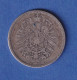 Deutsches Kaiserreich Silber-Kursmünze - 1 Mark 1878 J - Altri & Non Classificati