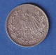Deutsches Kaiserreich Silber-Kursmünze 1/2 Mark 1906 G Vz - Autres & Non Classés