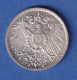Deutsches Kaiserreich Silber-Kursmünze 1 Mark 1909 D Stg - Autres & Non Classés