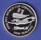 Neuseeland Silbermünze 1 $ Fußball-Weltmeisterschaft 2006 PP - Otros – Oceanía