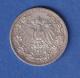 Deutsches Kaiserreich Silber-Kursmünze 1/2 Mark 1912 F Vz - Altri & Non Classificati