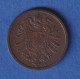 Deutsches Reich Kursmünze 2 Pfennig 1874 F Ss - Altri & Non Classificati