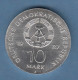 DDR 10 Mark Gedenkmünze 1987 Schauspielhaus Berlin - Stempelglanz Stg  - Altri & Non Classificati