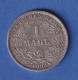 Deutsches Kaiserreich Silber-Kursmünze 1 Mark 1903 E - Autres & Non Classés