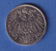 Deutsches Kaiserreich Silber-Kursmünze 1 Mark 1893 A Stg - Andere & Zonder Classificatie