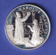 Andorra Silbermünze 10 Diners Kaiser Karl Der Große 1996 PP - Andorra