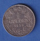 Baden  Silbermünze 1/2 Gulden Großherzog Leopold 1839 - Autres & Non Classés