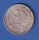 Deutsches Kaiserreich Silber-Kursmünze 1/2 Mark 1905 J Vz - Autres & Non Classés