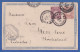 Japan 1901 Postkarte Rückseitig Mit Bildern 1900 Gelaufen Von YOKOHAMA N. GÖRZ  - Sonstige & Ohne Zuordnung