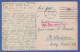 Dt. Bes.1.WK Polen Stadtpost Warschau Mi.-Nr. 8 Rücks. Auf Zens. Postkarte - Ocupación 1914 – 18