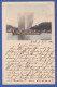 Japan 1901 GA Postkarte 4Sen  Rückseitig Mit Bild Gelaufen Von KOBE Nach HAMBURG - Sonstige & Ohne Zuordnung