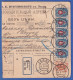 Russland / Polen 1905 Postanweisung Aus Lodz Mit 5er-Streifen 42y Ect.  - Other & Unclassified