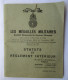 Fascicule 1946 LES MEDAILLES MILITAIRES STATUTS ET REGLEMENT INTERIEUR - Other & Unclassified