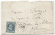 LT5950   N°29B/Enveloppe, Oblitéré GC 1017 CHINON(36), Indice 5 Pour Lussac-les-Châteaux, Vienne (80) Du 29 Oto. 1868 - 1863-1870 Napoléon III Lauré