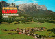 73753805 Ellmau Tirol Fliegeraufnahme Mit Kaisergebirge Ellmau Tirol - Other & Unclassified
