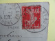 FRANCE Perforé N.C.7 Sur Carte Postale - Briefe U. Dokumente