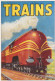 TRAINS - PUBLICITE - CARTE POSTALE 10 X 15 CM - Treinen