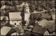 Ansichtskarte  Luftbilder / Überflugkarte Stadtpartie Kirche 1961 - Ohne Zuordnung