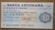 BANCA ANTONIANA DI PADOVA E TRIESTE, 100 Lire 19.09.1977 SOCIETA DELLE AUTOSTRADE DI VENEZIA E PADOVA (A1.78) - [10] Assegni E Miniassegni