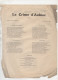 Cahors (46) Et Aubiac (47) Textes Recto Verso De Chansons " Cahors Mon Pays" Et "le Crime D'AUbiac"  (PPP47285) - Ohne Zuordnung