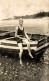 CARTE PHOTO BAIGNEUSE EN VACANCES AU CROTOY EN 1931 - Photographie