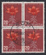 PRO/J. 1947 BLOC DE 4 OBLITERE . C/.S.B.K. Nr:J123. Y&TELLIER Nr:447. MICHEL Nr:490. SANS CHARNIERE . - Used Stamps