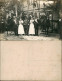 Foto  Männer Hochdekoriert Flaggen Pferde 1918 Privatfoto - Non Classés