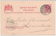 Briefkaart G. 71 Wormerveer - Luxemburg 1907 - Entiers Postaux