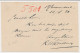 Briefkaart G. 88 B II / Bijfrank. Bloemendaal - Rotterdam 1920 - Postal Stationery