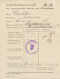 Aanmeldingskaart Gerepatrieerde Inwoners Den Haag 1945 - Ohne Zuordnung