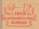 Meter Cover Netherlands 1968 Cow - Pig - Nijmegen - Boerderij