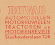 Meter Cover Netherlands 1956 BOVAG - Federation Of Automobile Dealers And Garage Holders  - Motorräder