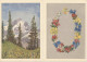 Telegram Germany 1941 - Schmuckblatt Telegramme Flowers - Edelweiss - Pine Tree - Alpine Meadow - Trees