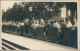 Ansichtskarte München Deutsche Verkehrsausstellung - Kleinbahn Bahnhof 1925 - München