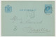 Briefkaart G. 25 Particulier Bedrukt Rotterdam - Belgie 1886 - Postwaardestukken