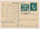 Briefkaart G. 281 / Bijfrankering Blaricum - Amsterdam 1947 - Postwaardestukken